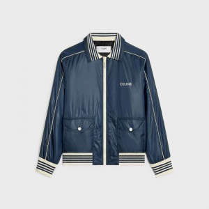 Celine Blouson In Laufschuhe Nylon Blousons Navy | CL-591960