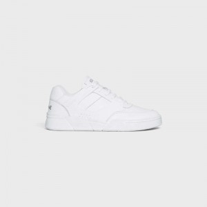 Celine C07 Trainer Low Spitze-up In Calfskin Sneakers Weiß | CL-591900