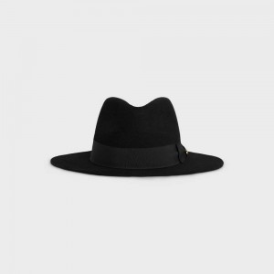 Celine Fedora In Felt Hut Schwarz | CL-592339