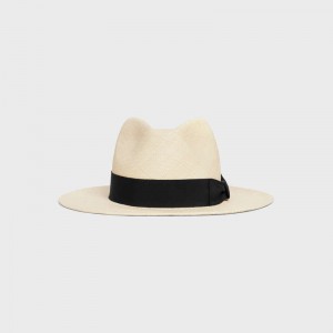 Celine Fedora In Straw Hut Beige | CL-591723