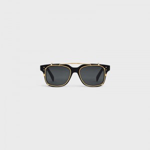 Celine Frame 51 In Acetate With Metal Sonnenbrille Schwarz | CL-591731