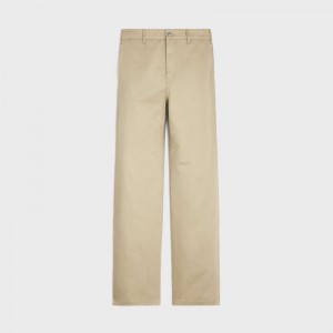 Celine Gerade Chinos In Baumwoll Twill Hose Waschen | CL-592064