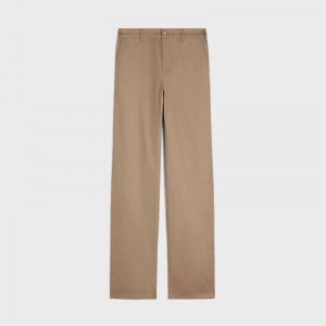 Celine Gerade Chinos In Twill Hose Waschen | CL-592063