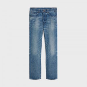 Celine Kurt Jeans In Union Wash Denim Hose Waschen | CL-592050