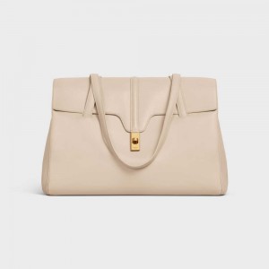 Celine Large Soft Bag In Smooth Calfskin 16 Beige | CL-593267