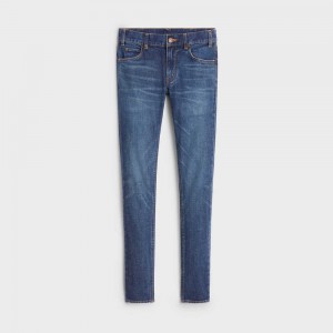 Celine Schlank Jeans In Dark Union Wash Denim Hose Dunkelwaschen | CL-592730