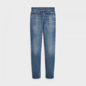 Celine Slim Jeans In Dark Union Wash Denim Hose Dunkelwaschen | CL-592726