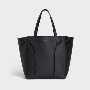 Celine Small Phantom In Soft Grained Calfskin Cabas Schwarz | CL-593091