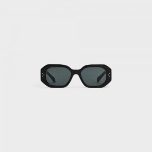 Celine Square S255 In Acetate Sonnenbrille Schwarz | CL-592401