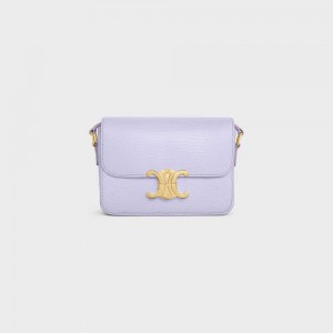 Celine Teen Bag In Lizard Triomphe Helllavendel | CL-593216