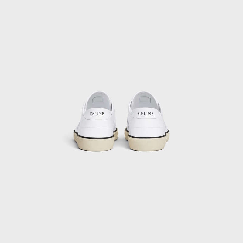 Celine As-01 Low Spitze-up Alan In Calfskin Sneakers Weiß | CL-591896