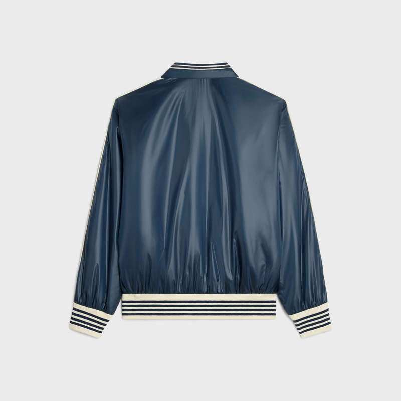 Celine Blouson In Laufschuhe Nylon Blousons Navy | CL-591960