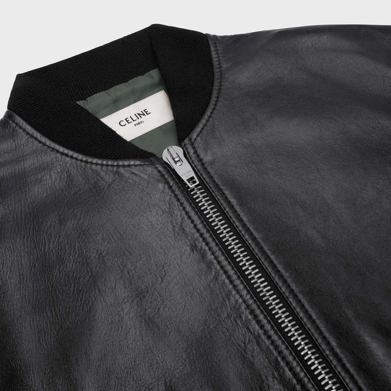 Celine Blouson In Soft Leather Schwarz | CL-591926