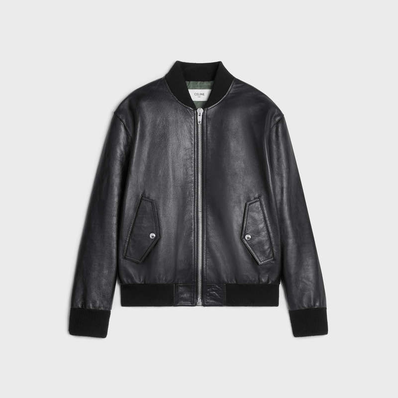 Celine Blouson In Soft Leather Schwarz | CL-591926