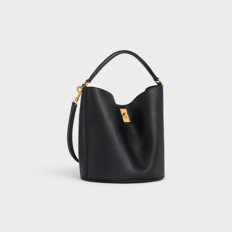 Celine Bucket Bag In Smooth Calfskin 16 Schwarz | CL-593254