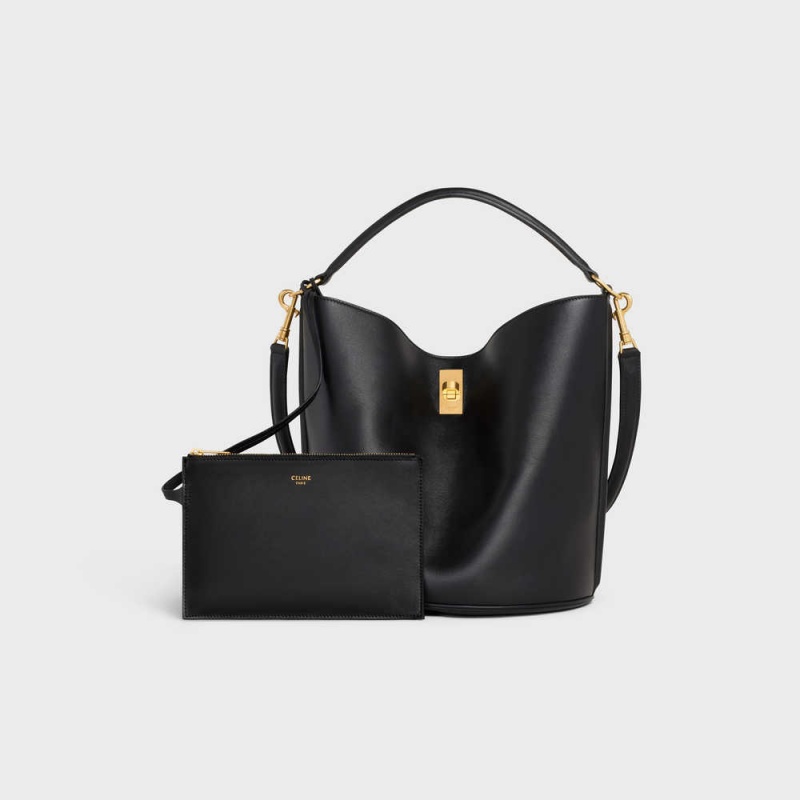 Celine Bucket Bag In Smooth Calfskin 16 Schwarz | CL-593254