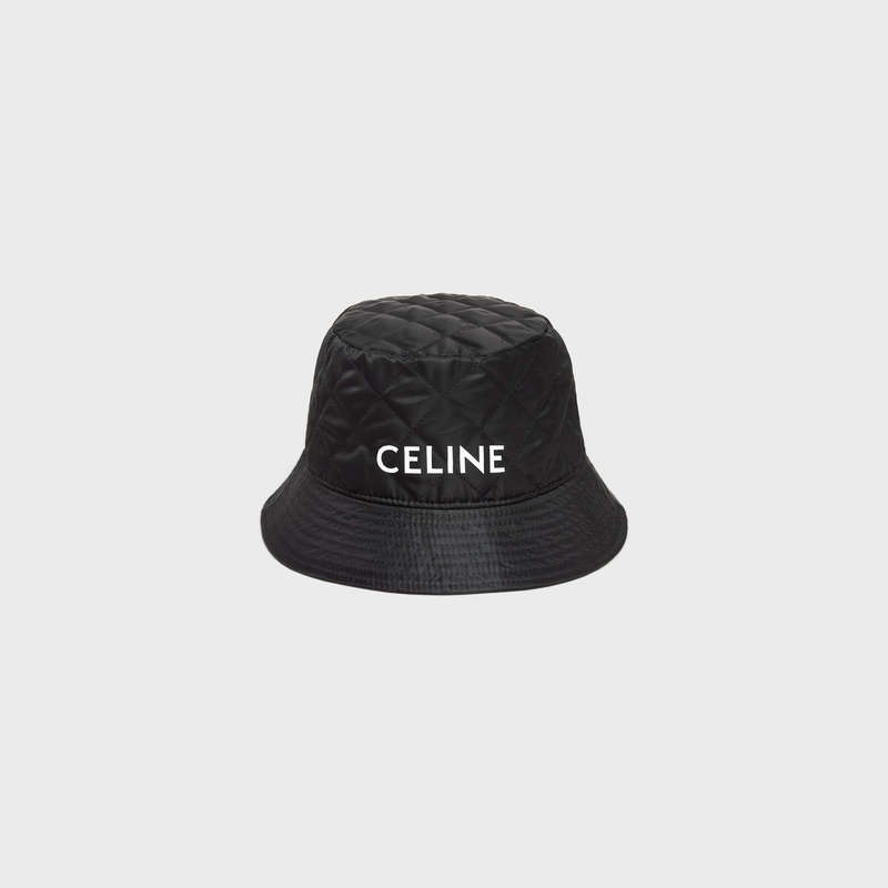 Celine Bucket In Nylon Twill Hut Schwarz | CL-591706