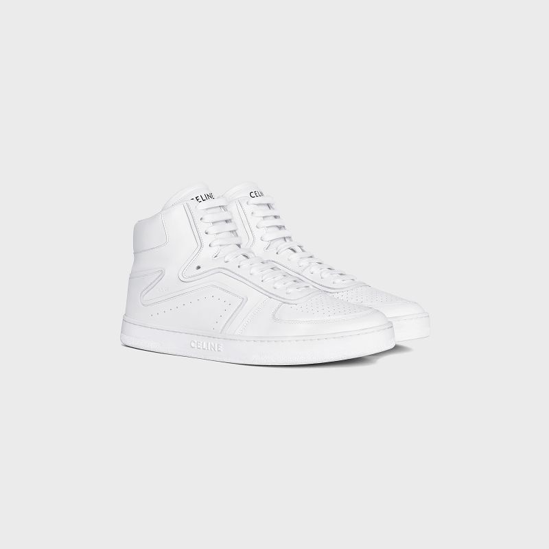 Celine C01 Z Trainer High In Calfskin Sneakers Weiß | CL-591911