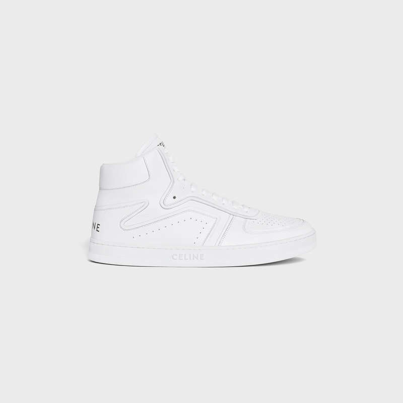 Celine C01 Z Trainer High In Calfskin Sneakers Weiß | CL-591911