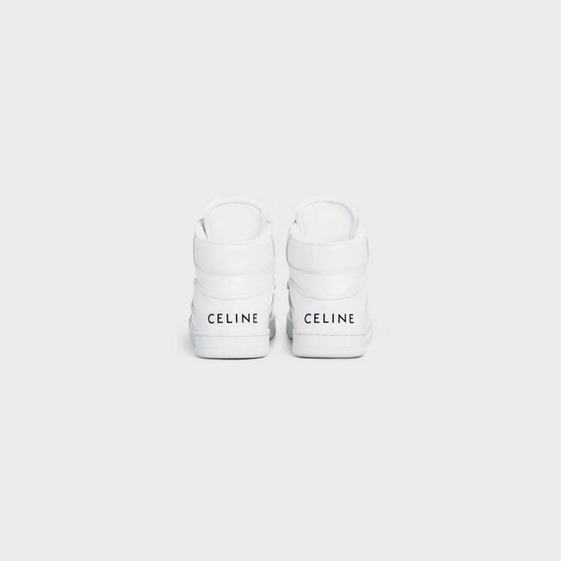 Celine C01 Z Trainer High In Calfskin Sneakers Weiß | CL-592541