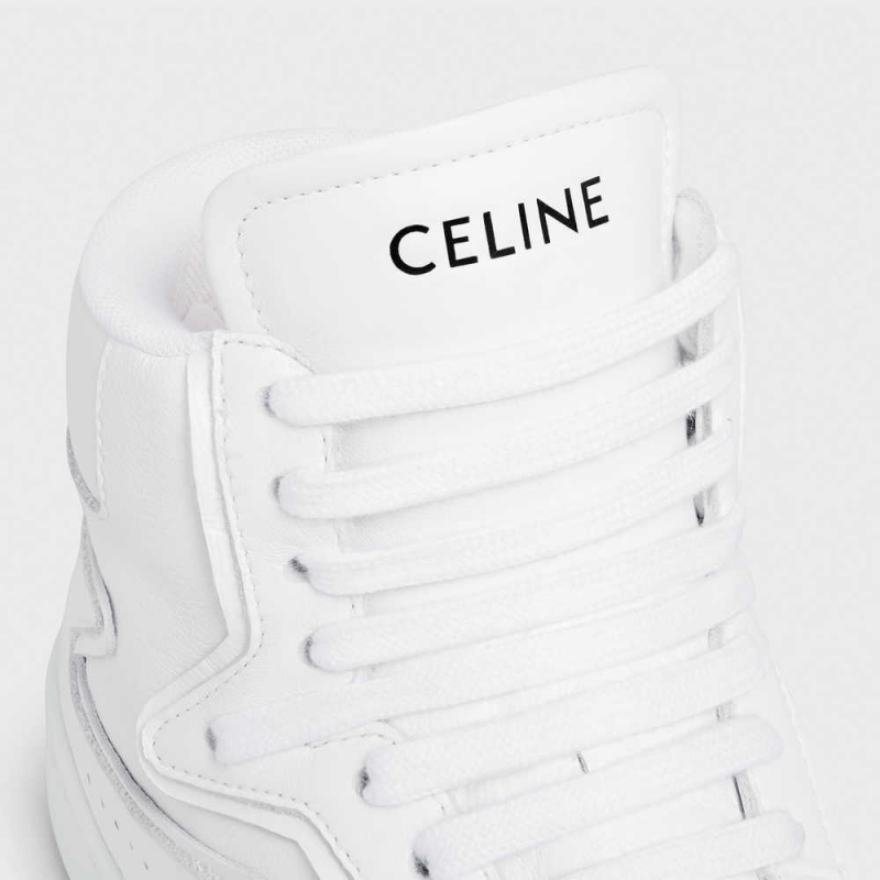 Celine C01 Z Trainer High In Calfskin Sneakers Weiß | CL-592541