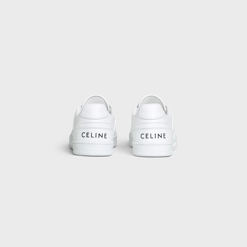 Celine C04 Trainer Low Spitze-up In Calfskin Sneakers Weiß | CL-591906