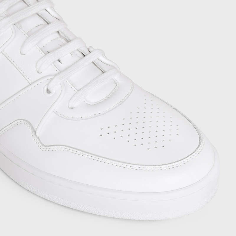 Celine C04 Trainer Low Spitze-up In Calfskin Sneakers Weiß | CL-591906