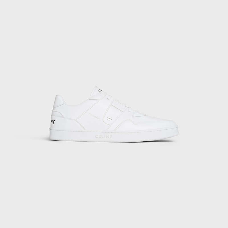 Celine C04 Trainer Low Spitze-up In Calfskin Sneakers Weiß | CL-591906