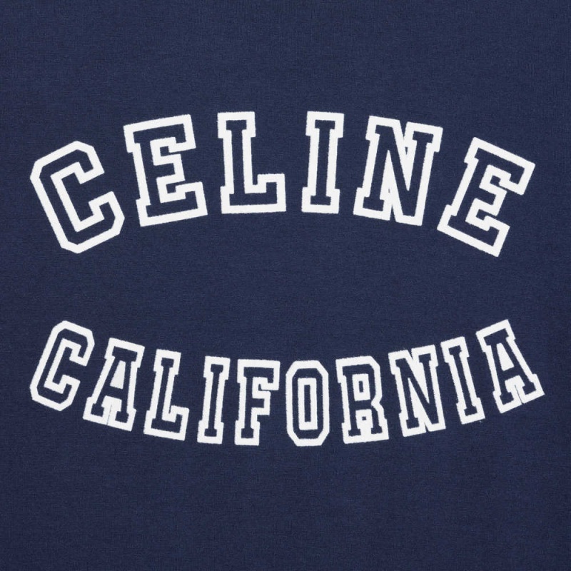 Celine California 70 S In Baumwoll Jersey T-shirt Zitrone | CL-592775