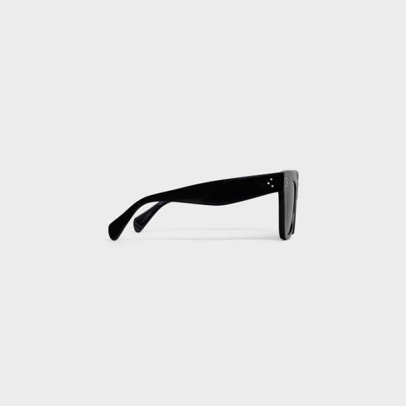 Celine Cat Eye S004 In Acetate With Polarized Lenses Sonnenbrille Schwarz | CL-592428