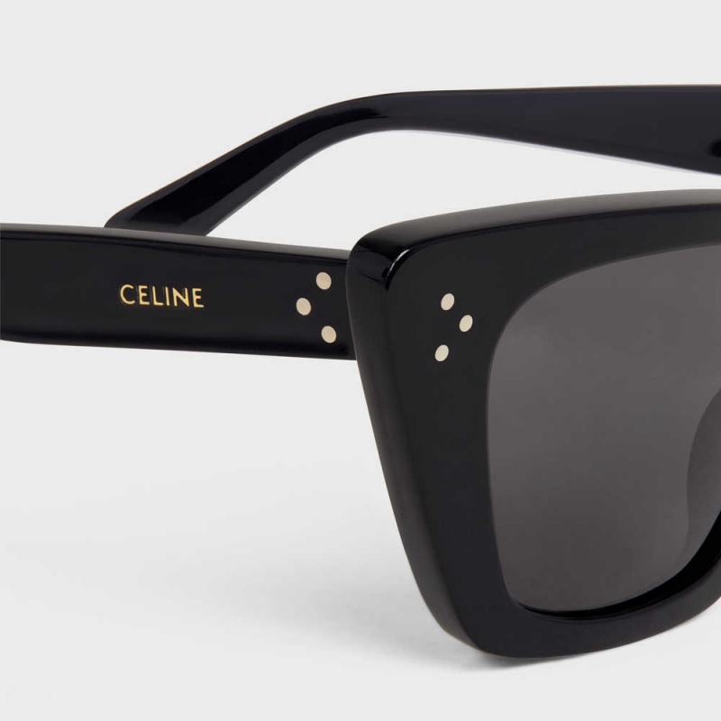 Celine Cat Eye S187 In Acetate Sonnenbrille Schwarz | CL-592425