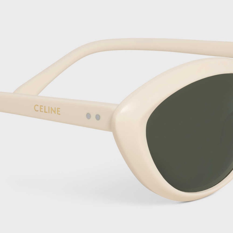 Celine Cat Eye S264 In Acetate Sonnenbrille Weiß | CL-592387