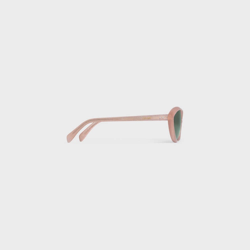 Celine Cat Eye S264 In Acetate Sonnenbrille Rosa | CL-592386