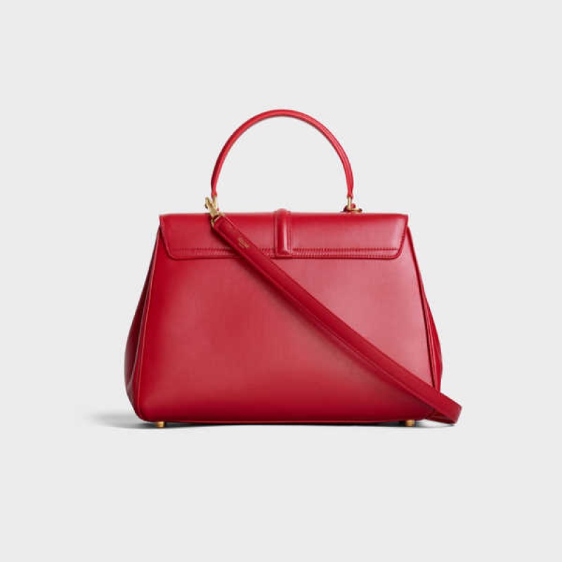 Celine Classique Bag In Satinated Calfskin 16 Rot | CL-593280