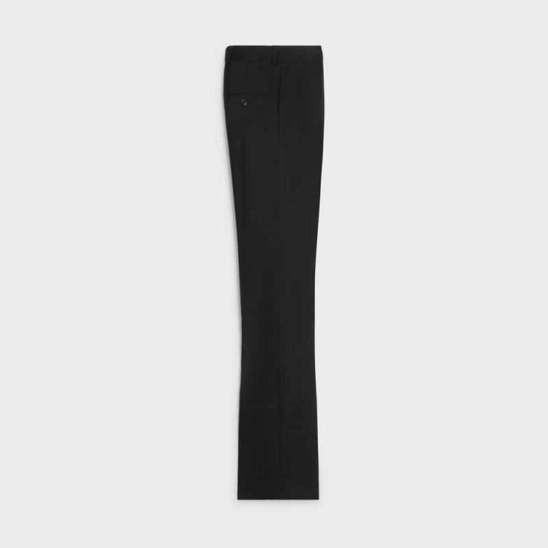 Celine Dylan In Cashmere Flannel Hose Schwarz | CL-592733