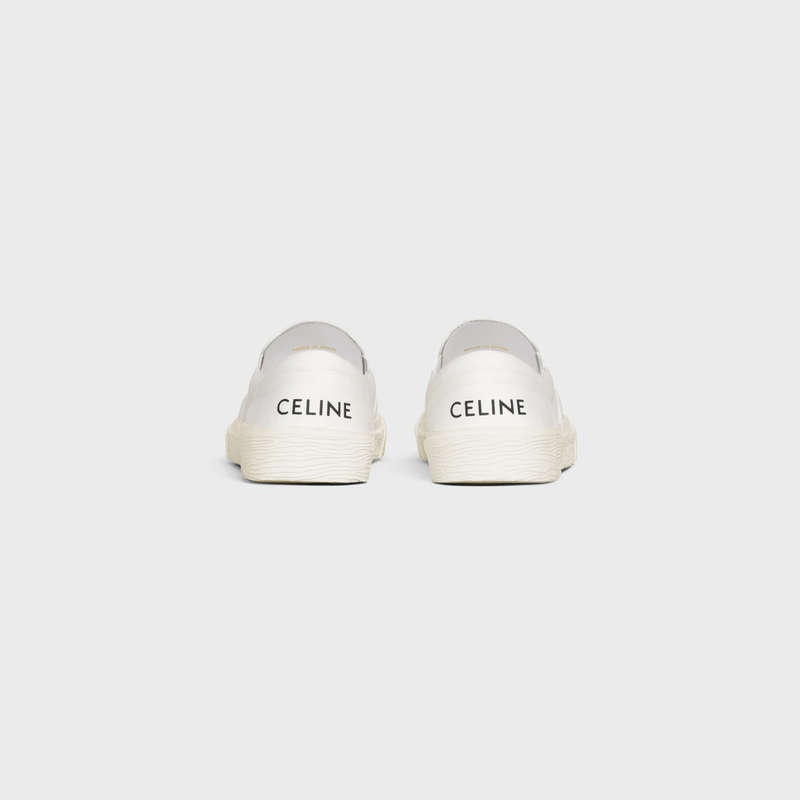 Celine Elliot Slip-on In Canvas Sneakers Weiß | CL-591914