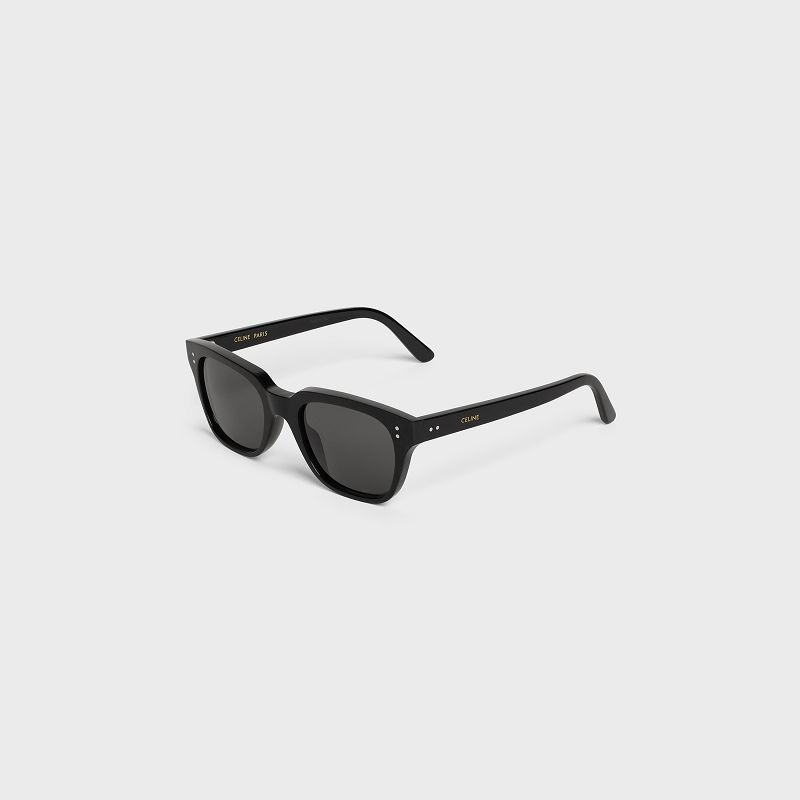 Celine Frame 04 In Acetate With Polarized Lenses Sonnenbrille Schwarz | CL-591738