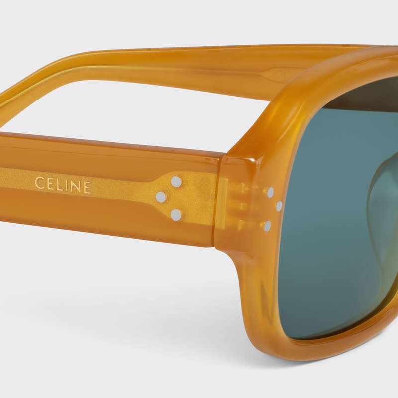 Celine Frame 49 In Acetate Sonnenbrille Orange | CL-591729