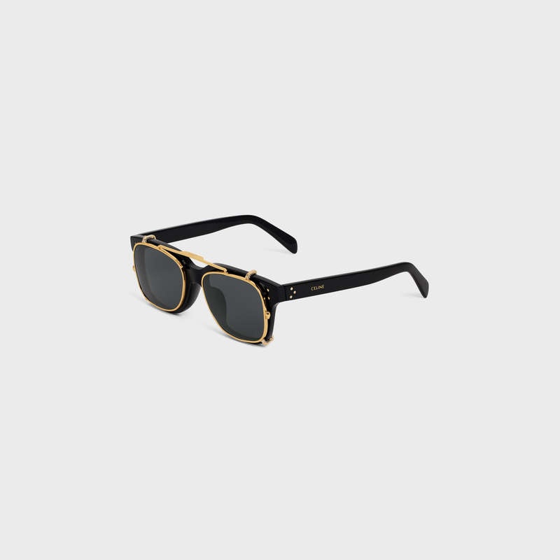 Celine Frame 51 In Acetate With Metal Sonnenbrille Schwarz | CL-591731