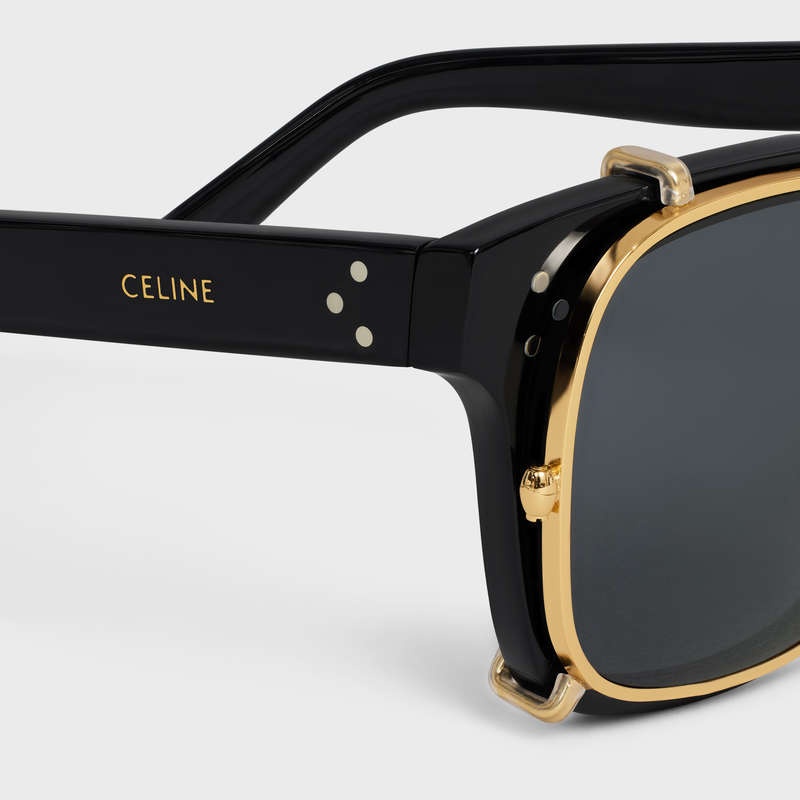 Celine Frame 51 In Acetate With Metal Sonnenbrille Schwarz | CL-591731