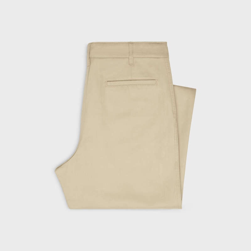 Celine Gerade Chinos In Baumwoll Twill Hose Waschen | CL-592064