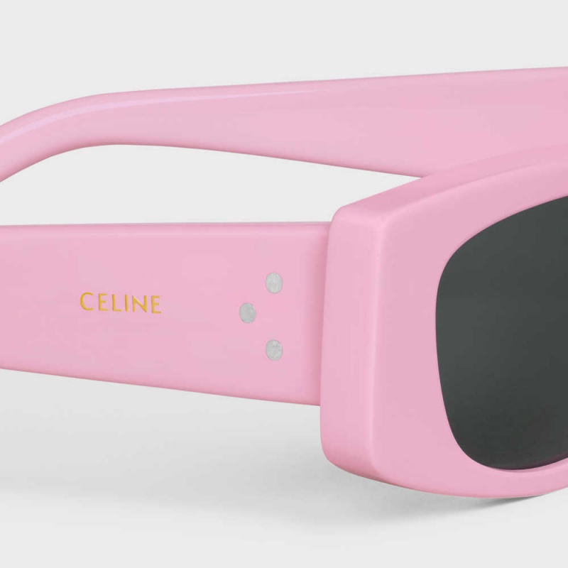 Celine Graphic S258 In Acetate Sonnenbrille Hellrosa | CL-592412