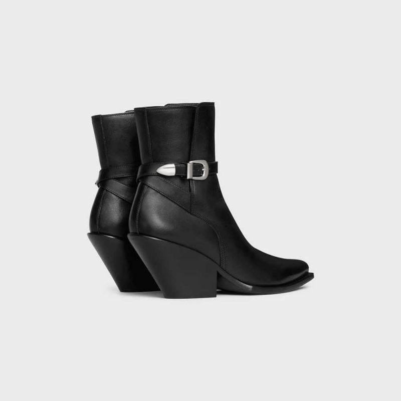 Celine Jodhpur Joan In Calfskin Stiefel Schwarz | CL-592490