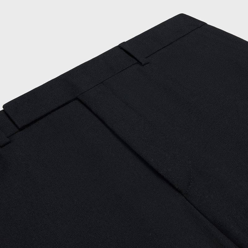 Celine Klassische In Wolle Gabardine Hosen Schwarz | CL-592020