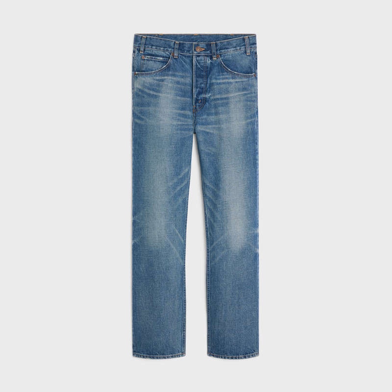 Celine Kurt Jeans In Union Wash Denim Hose Waschen | CL-592050