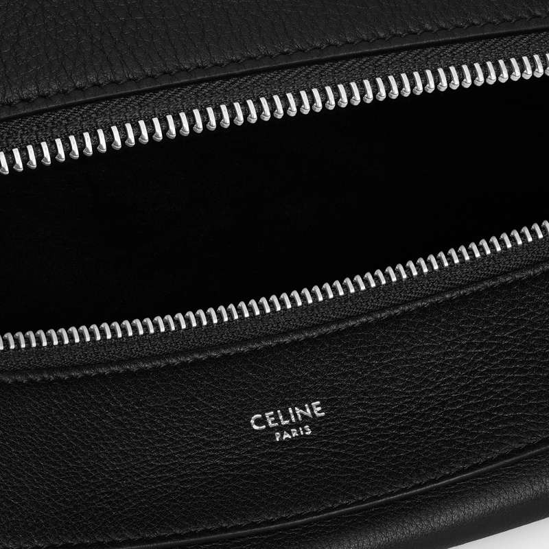 Celine Large Riemen Romy In Supple Calfskin Schultertaschen Schwarz | CL-591841