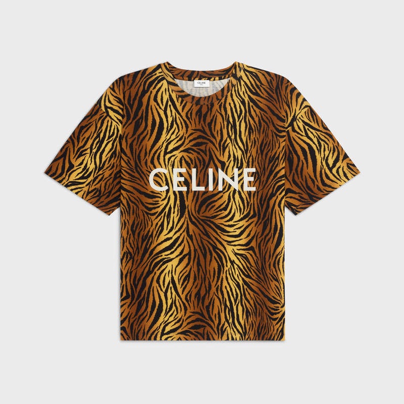 Celine Loose In Jersey T-shirt Weiß | CL-592134