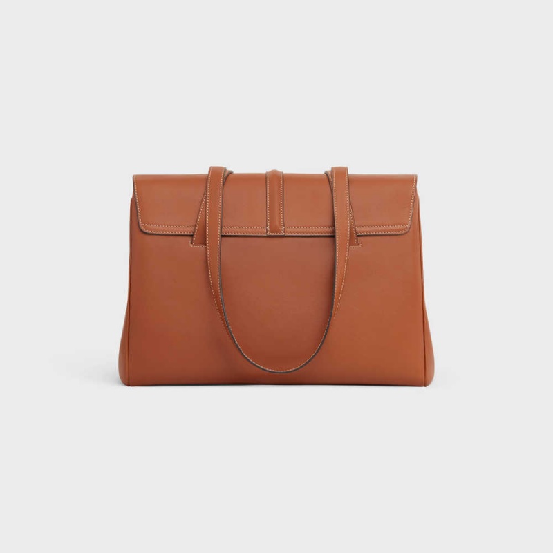 Celine Medium Soft Bag In Smooth Calfskin 16 Braun | CL-593264