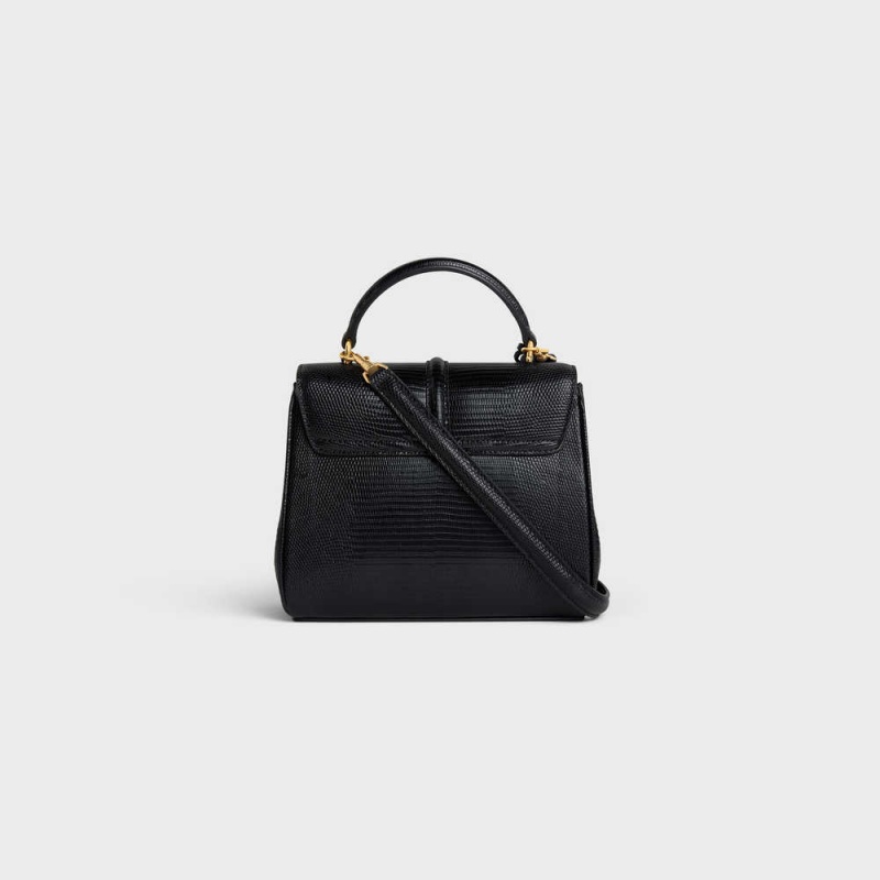 Celine Mini In Lizard 16 Schwarz | CL-593271