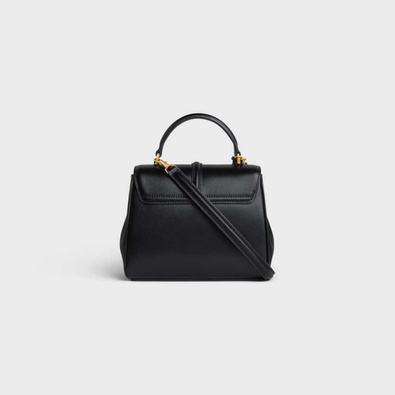 Celine Mini In Satinated Calfskin 16 Schwarz | CL-593268